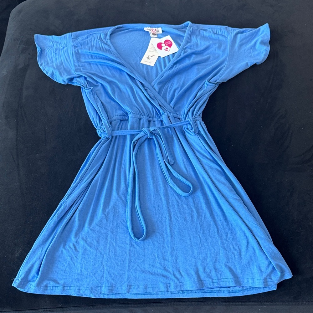 Elegant Blue Midi Dress
